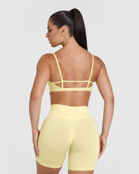 Timeless Strappy Bralette | Sherbert Yellow