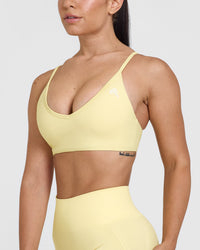 Timeless Strappy Bralette | Sherbert Yellow