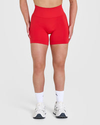 Effortless Seamless Shorts | Muscle Mommy Red