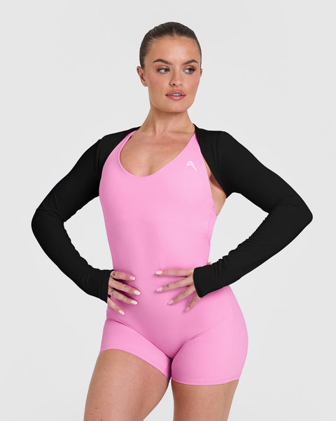 Women's long sleeve black shrug cheap
