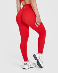 UnifiedMove™ Wrap Leggings | Muscle Mommy Red