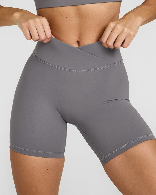UnifiedMove™ Wrap Shorts 6" | Ash Grey