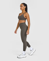 UnifiedMove™ High Waisted Leggings | Deep Taupe
