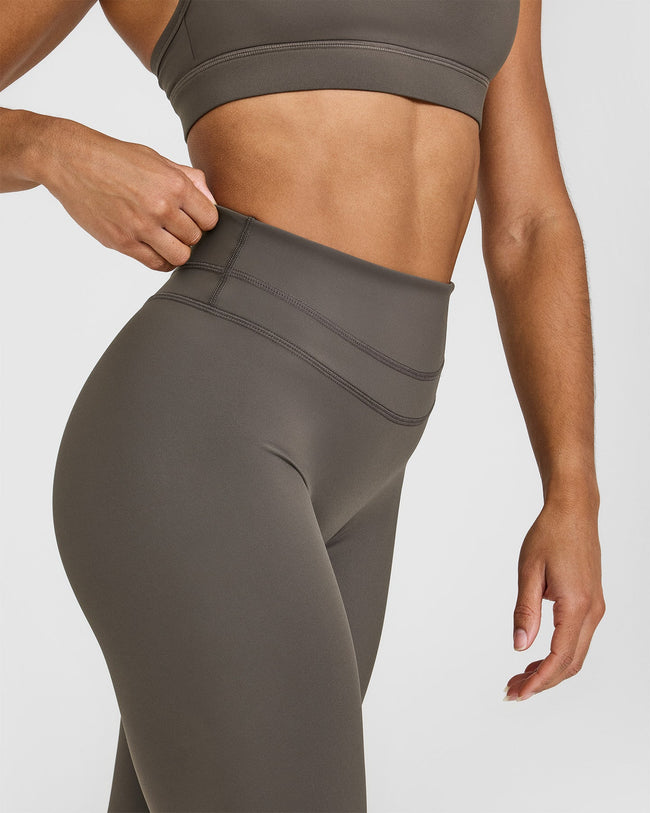 UnifiedMove™ High Waisted Leggings | Deep Taupe