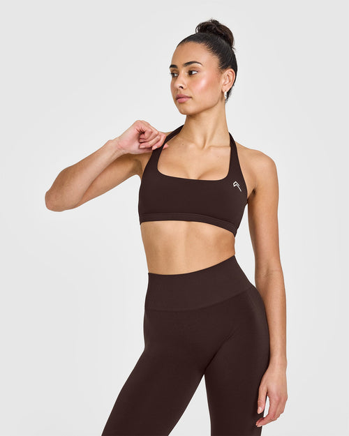 Oner Modal EasyLift™ Halter Bralette | 70% Cocoa