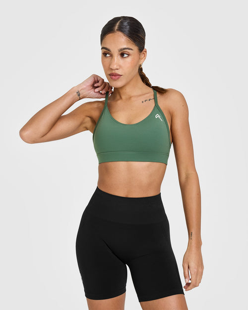 Oner Modal Everyday Sports Bra | Earth Green