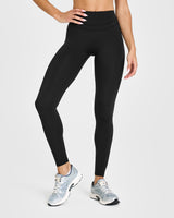 Unified High Waisted Leggings | Black
