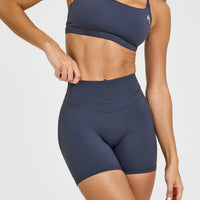 UnifiedMove™ High Waisted Shorts 6" | True Blue