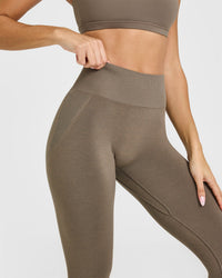 Effortless Seamless Leggings | Moss Brown