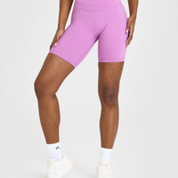 UnifiedMove Cycling Shorts 8" | Orchid Purple