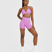 UnifiedMove™ High Waisted Shorts 6" | Orchid Purple