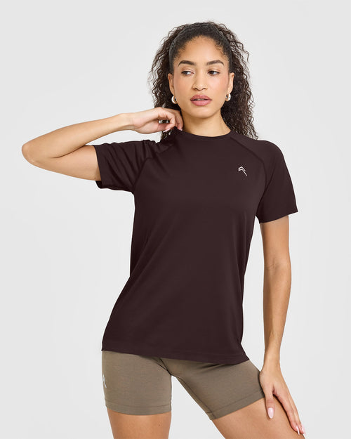 Oner Modal Go To Seamless Loose Top | Plum Brown