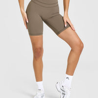 UnifiedMove™ Cycling Shorts 8" | Moss Brown