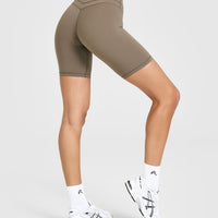 UnifiedMove™ Cycling Shorts 8" | Moss Brown