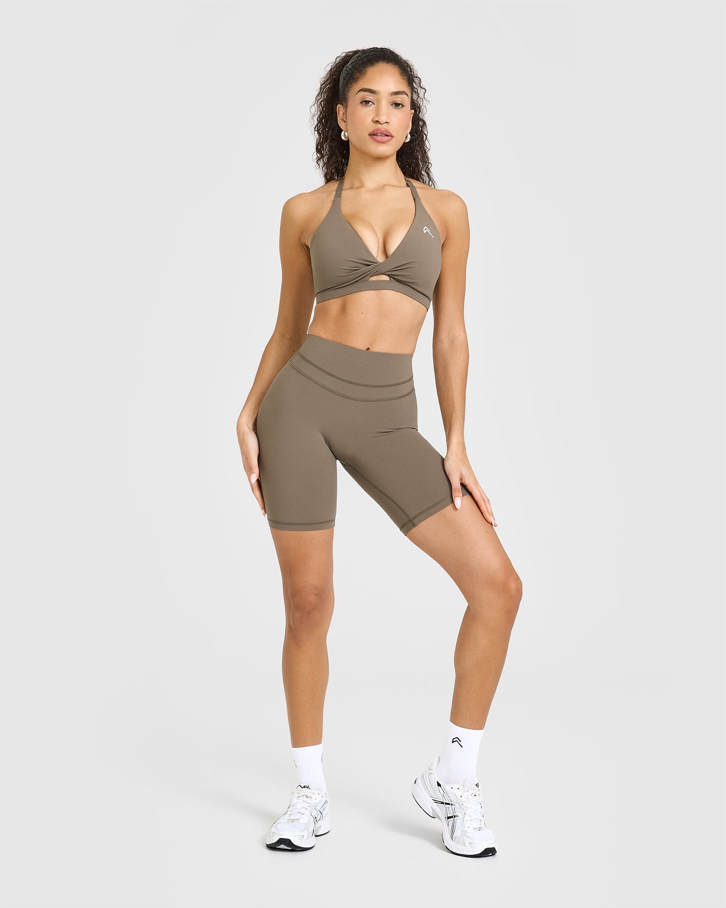 UnifiedMove™ Cycling Shorts 8" | Moss Brown