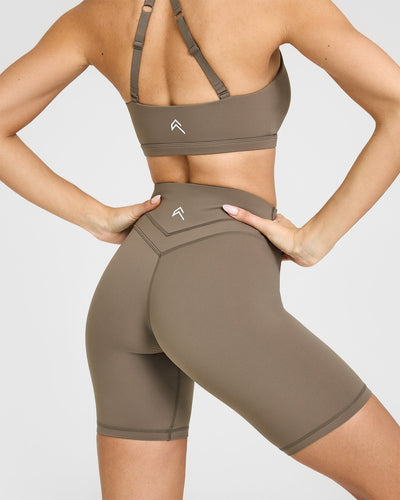 UnifiedMove™ Cycling Shorts 8" | Moss Brown