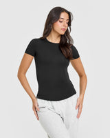 Mellow™ Soft Short Sleeve T-Shirt | Soft Black