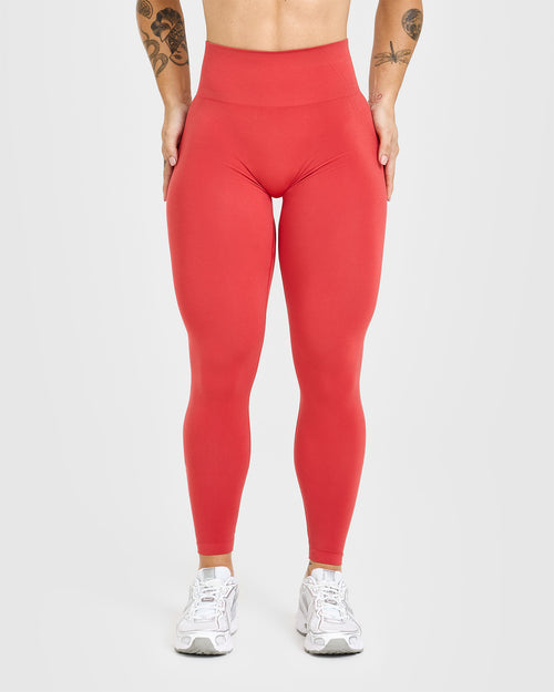 Oner Modal Effortless Seamless Leggings | Sweet Red