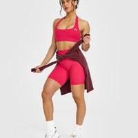 UnifiedMove™ Cycling Shorts 8" | Berry Bloom