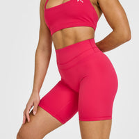 UnifiedMove™ Cycling Shorts 8" | Berry Bloom