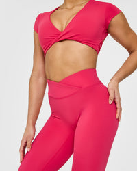 UnifiedMove™ Wrap Leggings | Berry Bloom