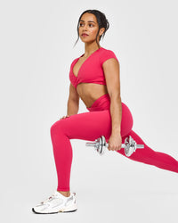 UnifiedMove™ Wrap Leggings | Berry Bloom