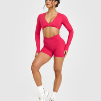 UnifiedMove™ Wrap Shorts 6" | Berry Bloom