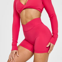 UnifiedMove™ Wrap Shorts 6" | Berry Bloom