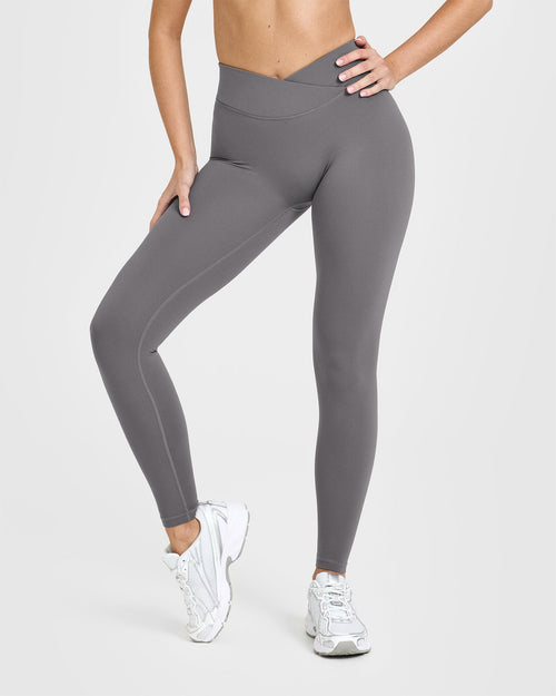 Oner Modal Unified Wrap Leggings | Ash Grey