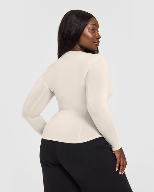 Mellow™ Soft Long Sleeve Top | Sand