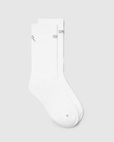 Crew Running Socks 1 Pack | White