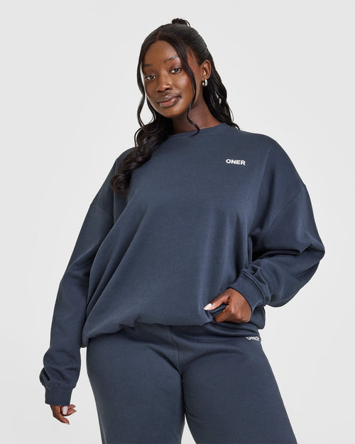 Oner Modal Lightweight Sweatshirt with Oner Logo | True Blue