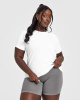 Go To Seamless Loose Top | White