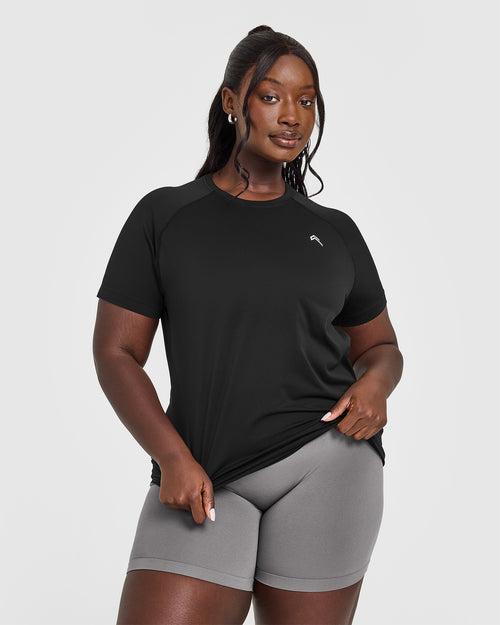 Oner Modal Go To Seamless Loose Top | Black