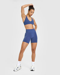 EffortlessLift™ Seamless Shorts | Shadow Blue