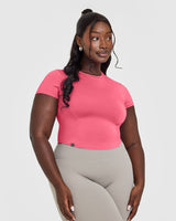 Mellow™ Soft Mid Short Sleeve T-Shirt | Velvet Pink