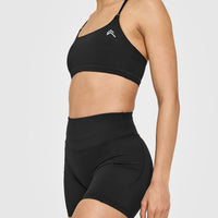 UnifiedMove™ High Waisted Pocket Shorts 6" | Black