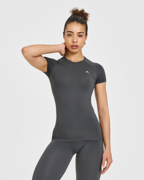 Oner Modal Go To Seamless Fitted Top | Coal