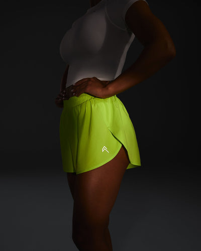 AirMove™ Lined Shorts 2" | Charged Lime Green