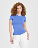 Mellow™ Soft Short Sleeve T-Shirt | Glaucous Blue