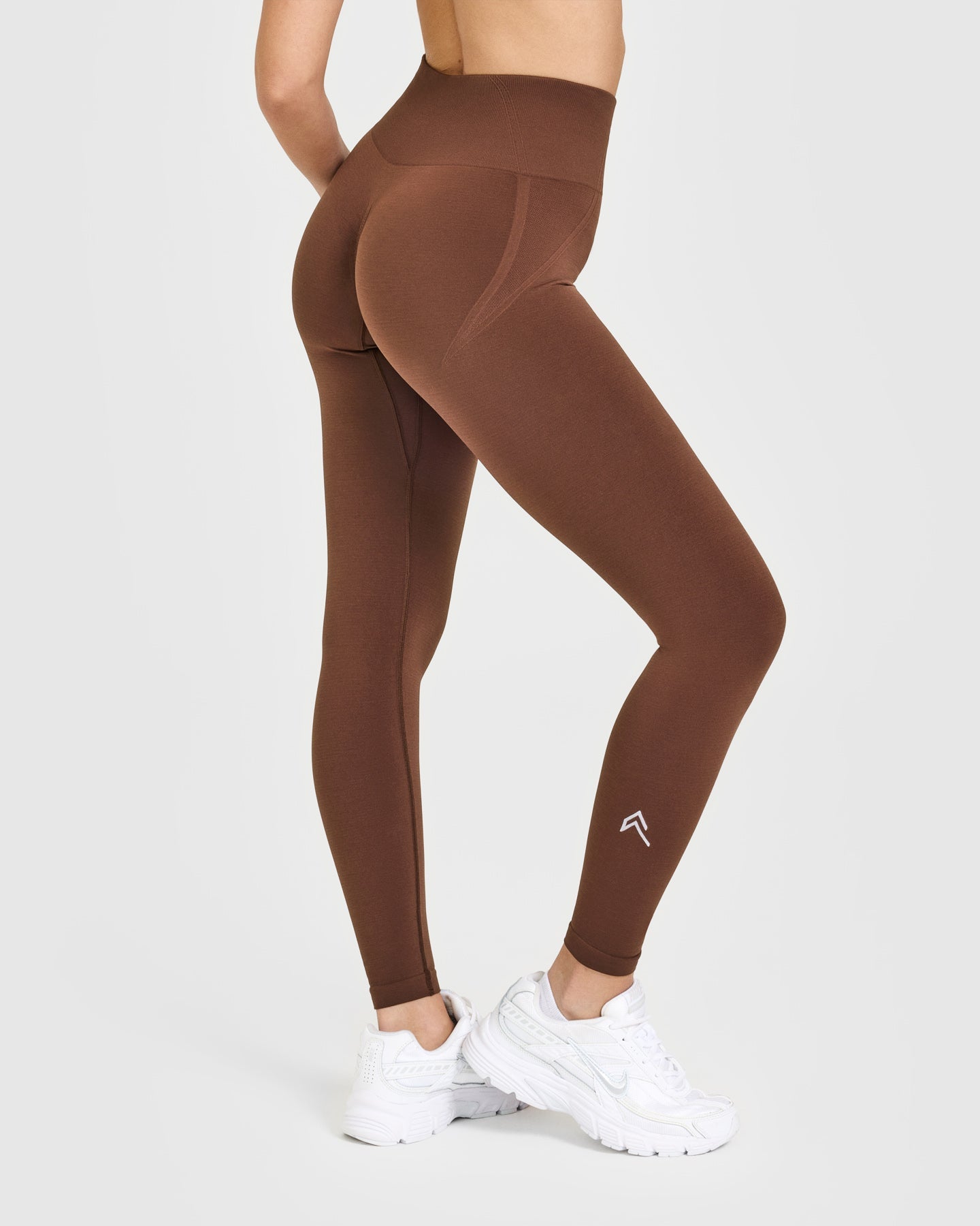EffortlessLift™ Seamless Leggings Logo Rustic Brown