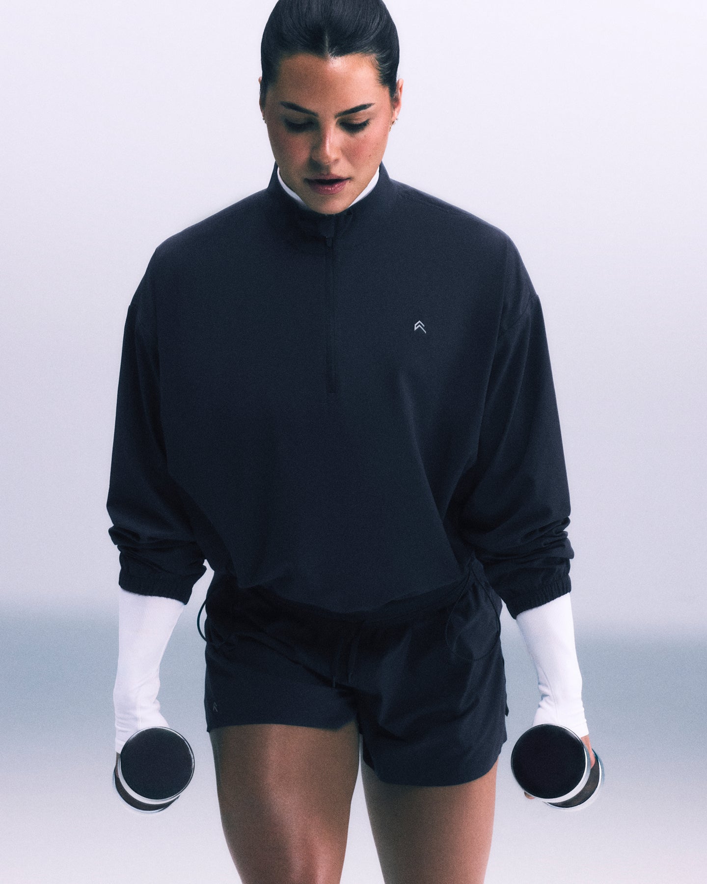 AirMove™ 1/2 Zip Jacket with Bonding | Oil Blue