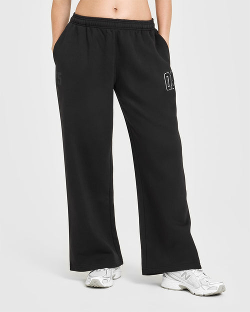 Oner Modal Foundations Oversized Oner 25 Straight Leg Joggers | Black