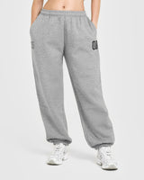 Foundations Oversized Oner 25 Joggers | Charcoal Marl