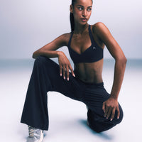AirMove™ Straight Leg Drawcord Trousers | Oil Blue