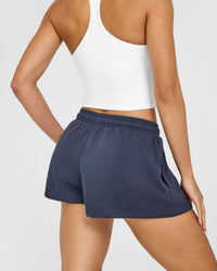 Foundations Oversized Oner Girlfriend Shorts | True Blue