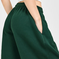 Foundations Oversized Oner Girlfriend Straight Leg Joggers | Racing Green