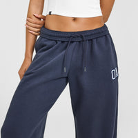 Foundations Oversized Oner Girlfriend Straight Leg Joggers | True Blue