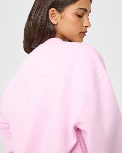 Foundations Oversized Oner Girlfriend Sweatshirt | Chalk Pink