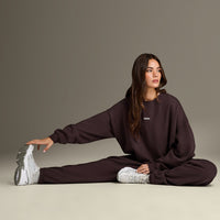 Mid Weight Sweatshirt | Umber Brown